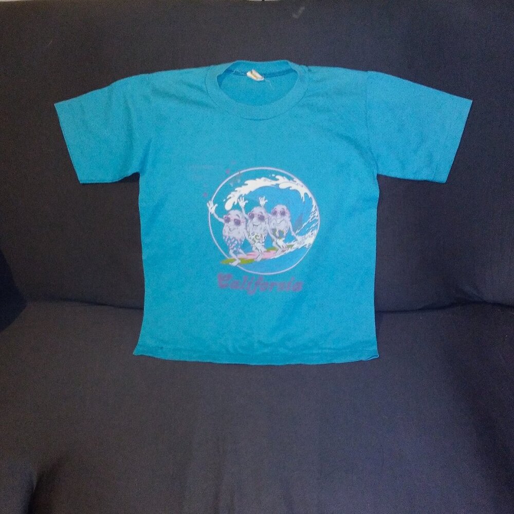 Vintage Blue California Raisins T-shirt – Size M 10-12 Youth